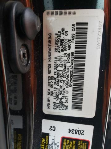 2010 PONTIAC VIBE GT 5Y2SR6E01AZ406599