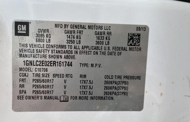 2014 CHEVROLET TAHOE POLI 1GNLC2E02ER161744