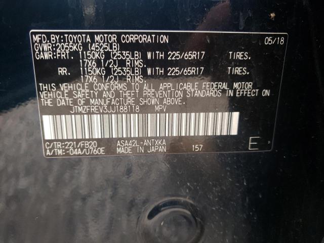 2018 TOYOTA RAV4 LE - JTMZFREV3JJ188118
