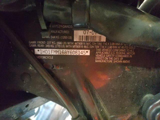 2008 HARLEY-DAVIDSON FLHTPI 1HD1FMM168Y608145