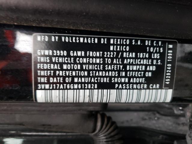 2016 VOLKSWAGEN BEETLE SE 3VWJ17AT6GM613828