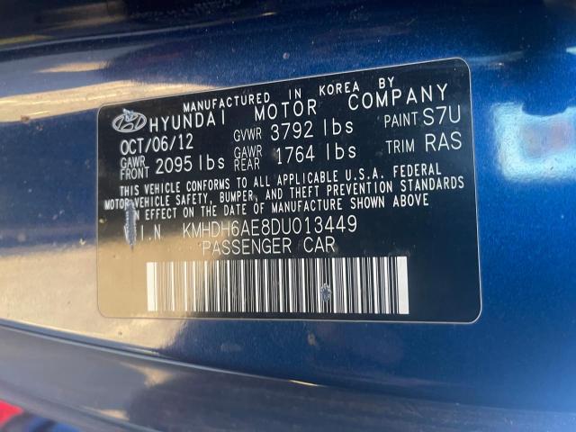 2013 HYUNDAI ELANTRA CO KMHDH6AE8DU013449