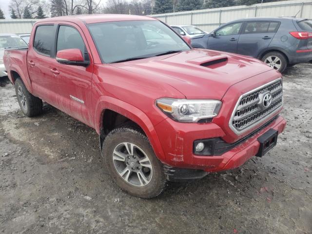 Salvage cars for sale from Copart Albany, NY: 2017 Toyota Tacoma Double Cab
