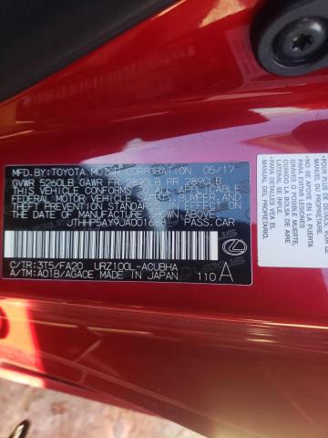 2018 LEXUS LC 500 JTHHP5AY9JA001688