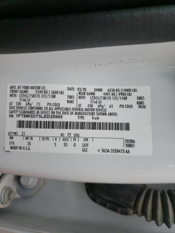 2020 FORD F350 SUPER - 1FT8W3DT5LED35995