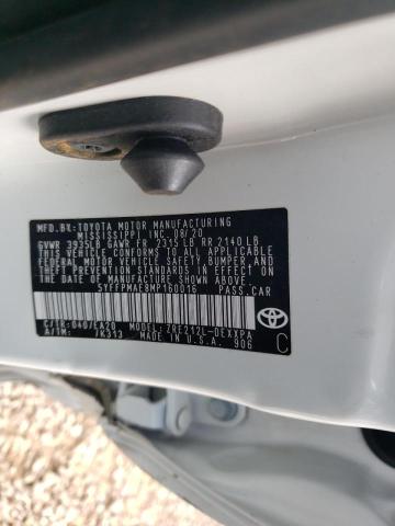 2021 TOYOTA COROLLA XL 5YFFPMAE8MP160016