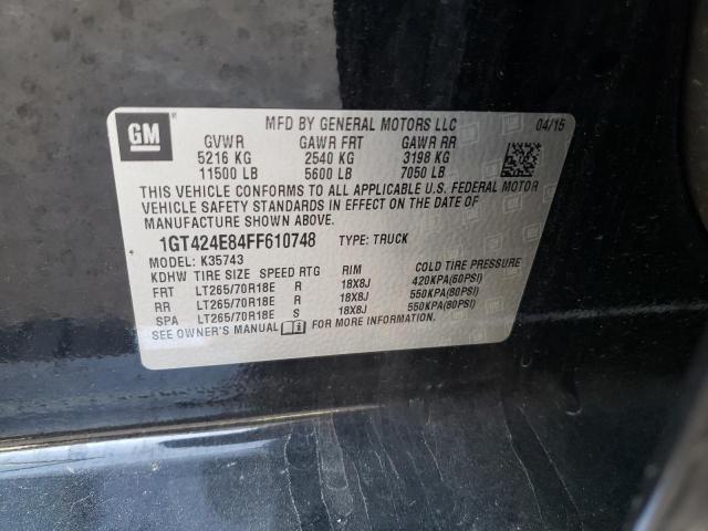 2015 GMC SIERRA K35 1GT424E84FF610748