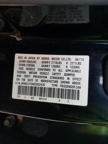 2014 ACURA RLX JH4KC1F34EC002426