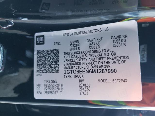 2021 GMC CANYON DEN 1GTG6EEN6M1287990