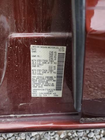 1N6AD0EV2GN754329 Nissan Frontier S 2016. Фото: 9