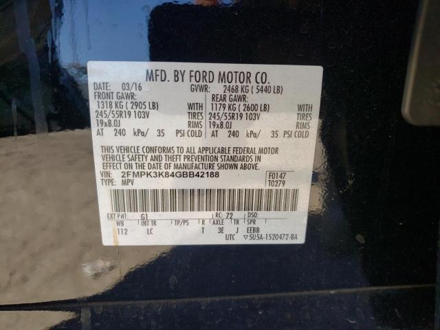 2016 FORD EDGE TITAN - 2FMPK3K84GBB42188