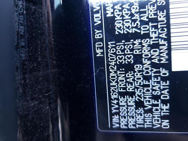 2021 VOLVO XC40 T5 MO YV4162UK0M2407611