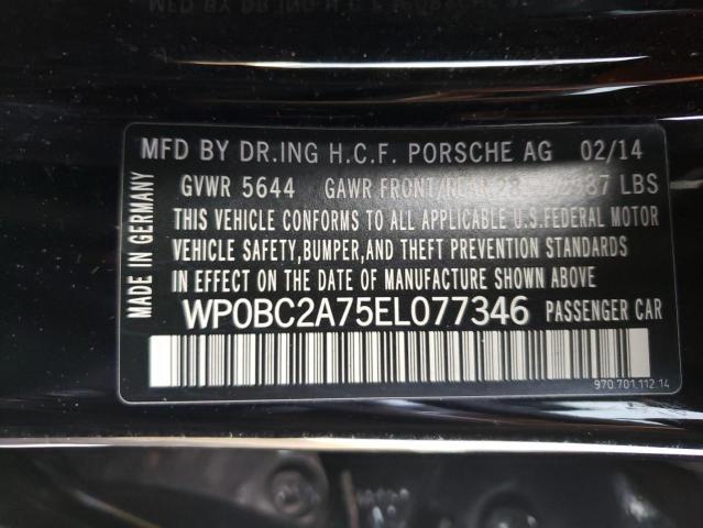2014 PORSCHE PANAMERA T WP0BC2A75EL077346
