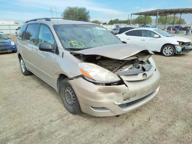 Salvage cars for sale from Copart San Diego, CA: 2006 Toyota Sienna CE