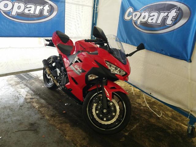 Salvage cars for sale from Copart Fort Wayne, IN: 2021 Kawasaki EX400