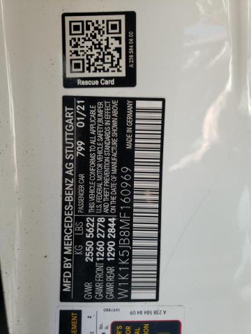 2021 MERCEDES-BENZ E 450 W1K1K5JB8MF160969