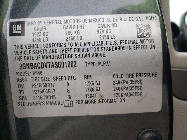 2010 CHEVROLET HHR LT 3GNBACDV7AS601002