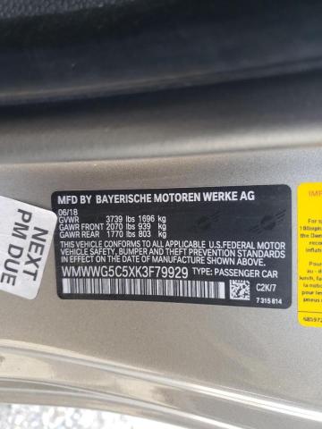 2019 MINI COOPER - WMWWG5C5XK3F79929