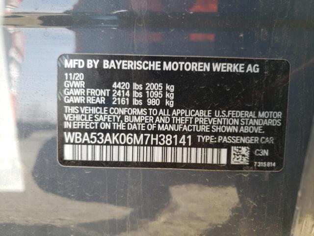 2021 BMW 228I WBA53AK06M7H38141