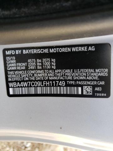 2020 BMW 440I WBA4W7C09LFH11749