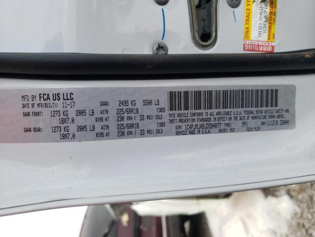 2018 JEEP CHEROKEE O 1C4PJMJX9JD594077