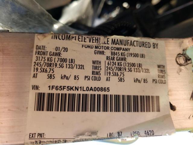 2020 FORD F59 1F65F5KN1L0A00865