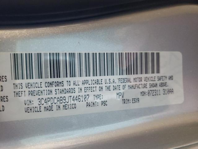 2018 DODGE JOURNEY SE - 3C4PDCAB9JT446107
