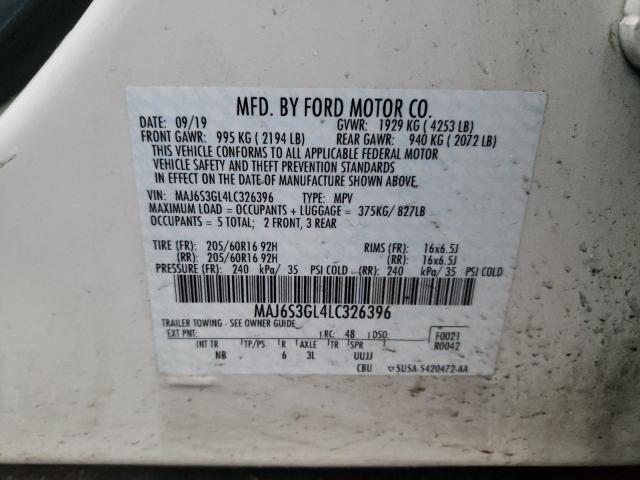 2020 FORD ECOSPORT MAJ6S3GL4LC326396