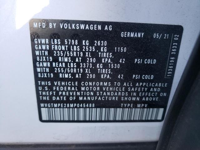 2021 VOLKSWAGEN ID.4 PRO S WVGTMPE28MP045488