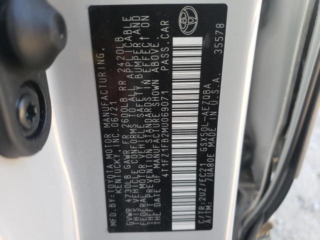 2021 TOYOTA AVALON TRD 4T1FZ1FB2MU069071