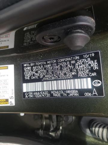 2020 LEXUS UX 200 JTHX3JBH7L2022325