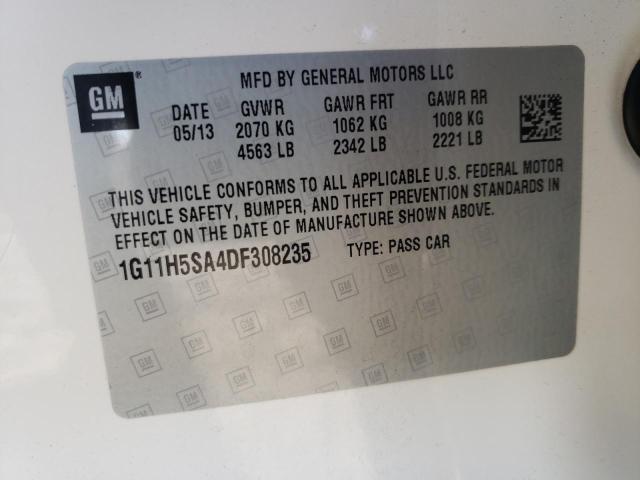 2013 CHEVROLET MALIBU LTZ - 1G11H5SA4DF308235