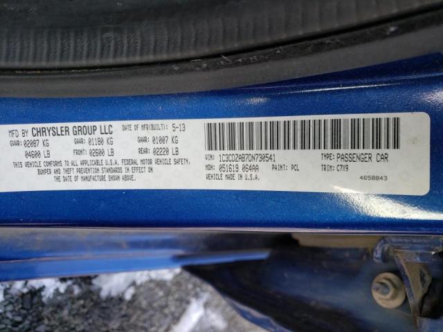 2013 DODGE AVENGER SE 1C3CDZAB7DN730541