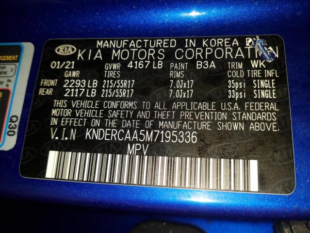 2021 KIA SELTOS EX KNDERCAA5M7195336
