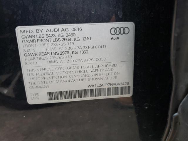 VIN WA1L2AFP7HA043428 2017 Audi Q5, Premium Plus no.10