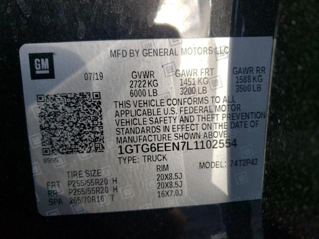 2020 GMC CANYON DEN 1GTG6EEN7L1102554