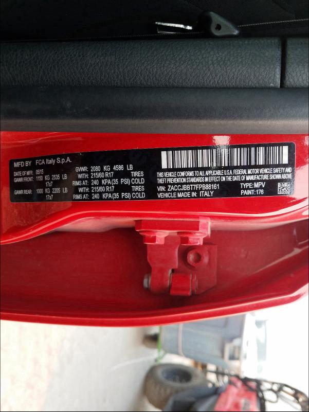 2015 JEEP RENEGADE L ZACCJBBT7FPB88161