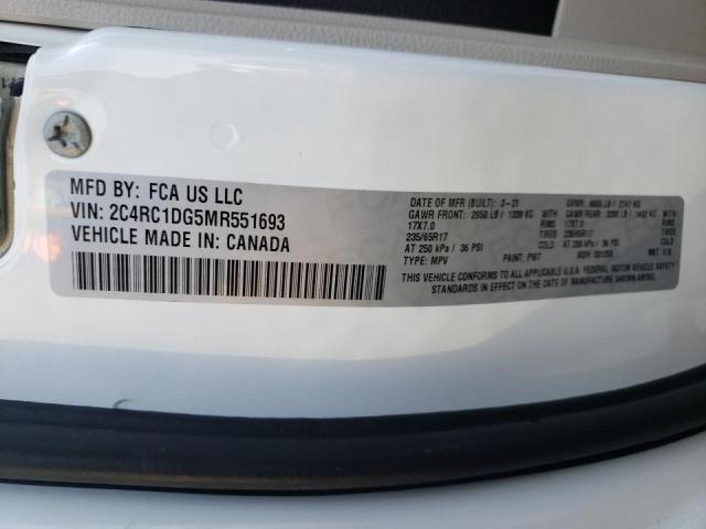 2021 CHRYSLER VOYAGER LX 2C4RC1DG5MR551693