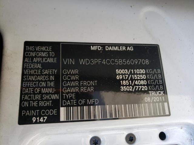 2011 MERCEDES-BENZ SPRINTER 3 WD3PF4CC5B5609708