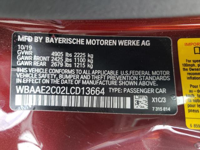 2020 BMW 840I WBAAE2C02LCD13664