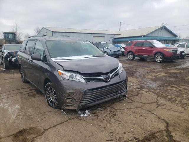 Salvage cars for sale from Copart Pekin, IL: 2020 Toyota Sienna XLE