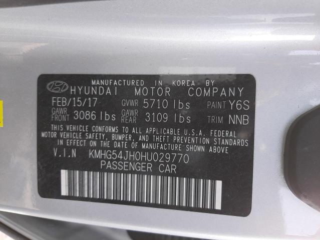 2017 GENESIS G90 ULTIMA KMHG54JH0HU029770