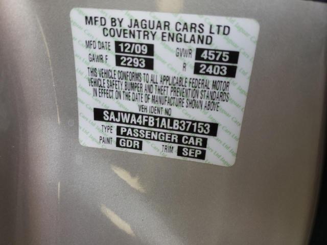 2010 JAGUAR XK PORTFOL SAJWA4FB1ALB37153