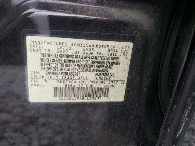 2011 NISSAN SENTRA 2.0 3N1AB6AP2BL659297
