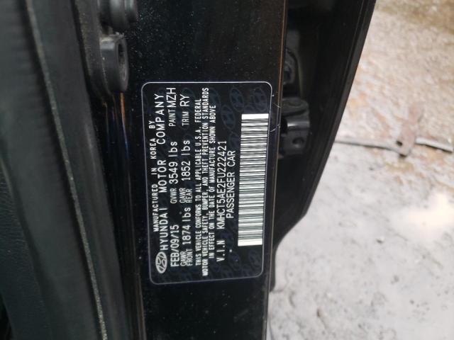 2015 HYUNDAI ACCENT GS KMHCT5AE2FU222421