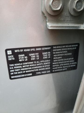 2011 BUICK REGAL CXL W04GS5ECXB1015069