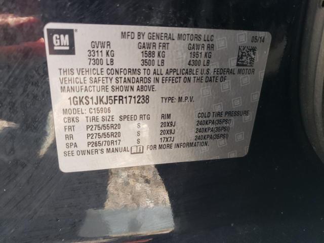 1GKS1JKJ5FR171238 Gmc Yukon Xl D 2015. Фото: 9