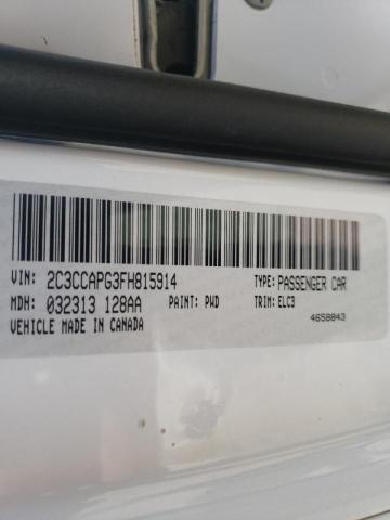 2015 CHRYSLER 300C PLATI 2C3CCAPG3FH815914