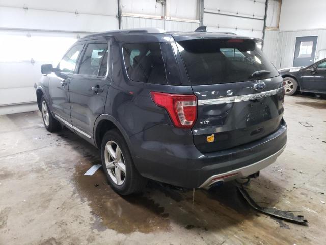 2017 FORD EXPLOR XLT 1FM5K8DH5HGA15025