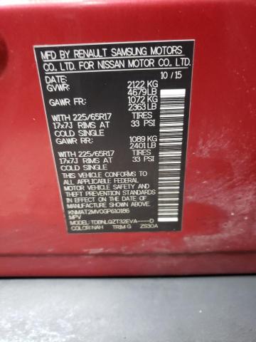 2016 NISSAN ROGUE S KNMAT2MV0GP610186
